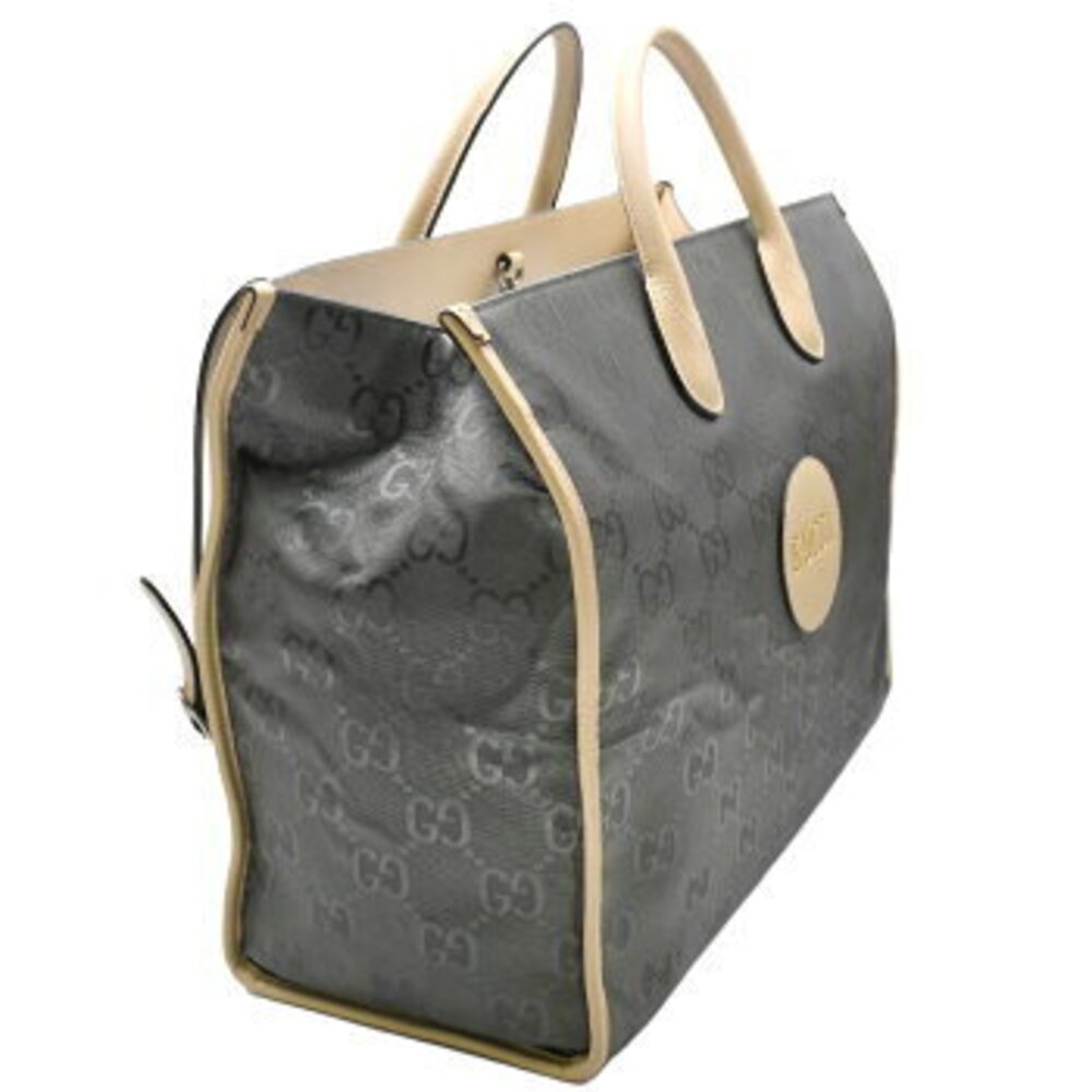 Gucci Off the Grid tote bag shoulder GG gray cream leather - Picture 4 of 6